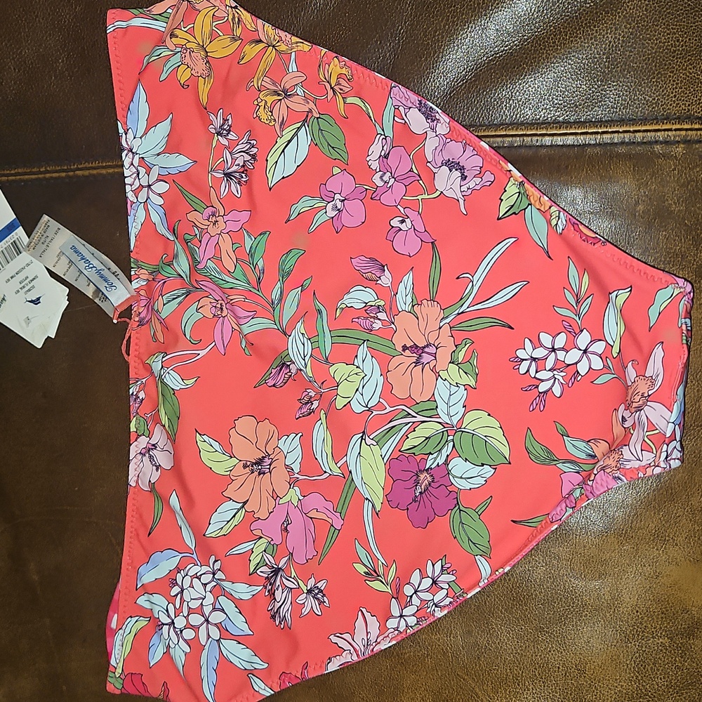 NWT Tommy Bahama Women's Reversible Hipster Swim Bottoms: Passion Pink: XL - Picture 3 of 13